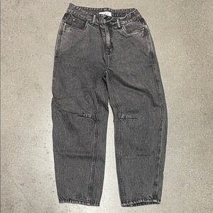 West of Black and Gray Denim Jeans